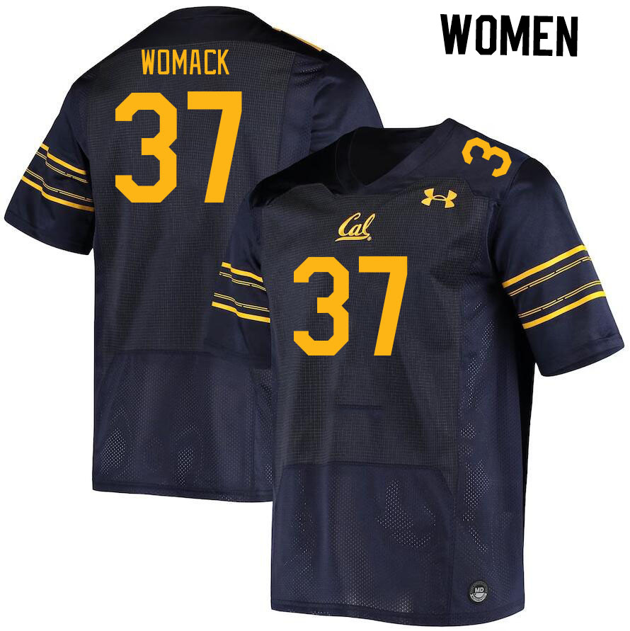 Women #37 Julian Womack California Golden Bears College Football Jerseys Stitched Sale-Navy - Click Image to Close